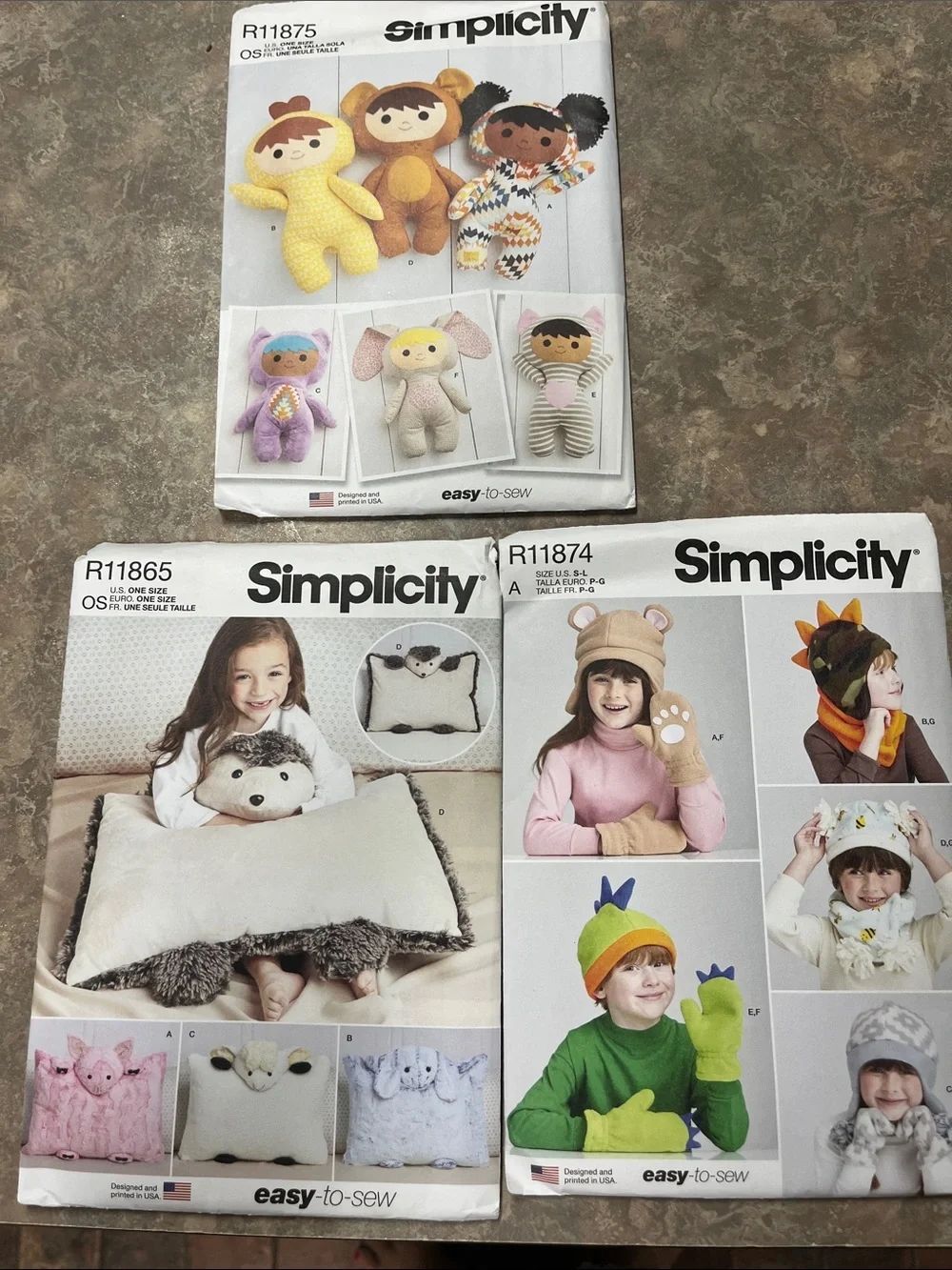 Simplicity, easy to sew patterns